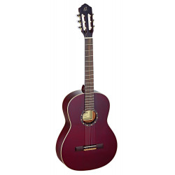 Ortega R131SN - Guitare classique 4/4 - Bordeaux translucide (+housse)