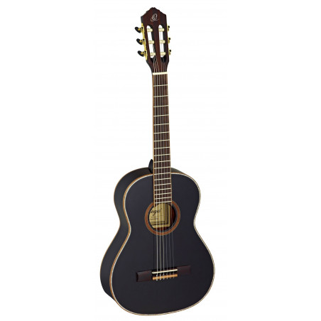 Ortega R221-3/4 - Guitare classique 3/4 - Noir brillant (+housse)