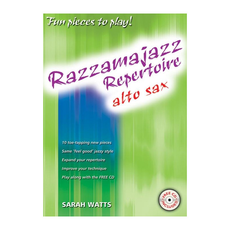 Razzamajazz Repertoire - Sarah Watts - Saxophone alto