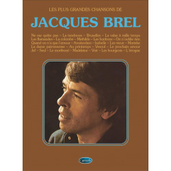Les plus grandes chansons de Jacques Brel - Voix et piano