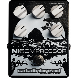 Catalinbread Nicompressor Silver On Black - Compresseur