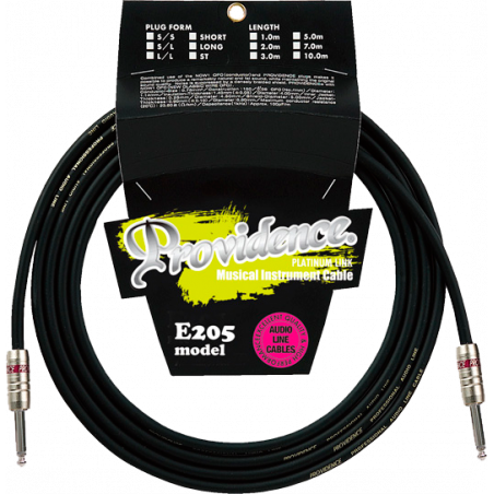Providence E205 - 5,0m S/S - câble jack