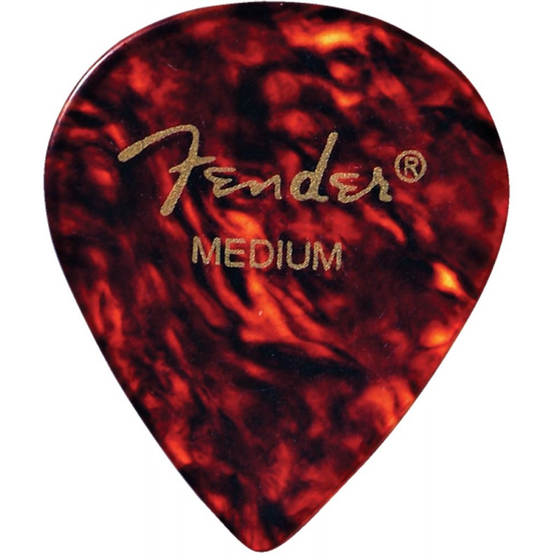 Fender - 1 Médiator 551 Shape Shell Medium