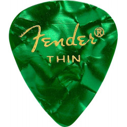 Fender - Médiator 351 Shape Green Moto Thin