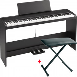 Korg B2SP noir  - Piano numérique 88 notes avec stand et pédales + banquette