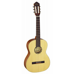 Ortega R121-7/8 - Guitare classique 7/8 - Naturel satiné (+housse)