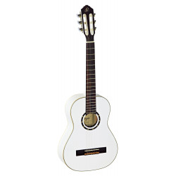 Ortega R121-1/2 - Guitare classique 1/2 - Blanc brillant (+housse)