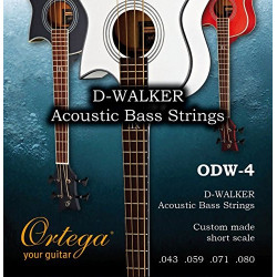 Ortega ODW4 - Jeu de 4 cordes pour basse D-WALKER
