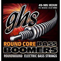 GHS RC-M3045 - Jeu de cordes basse Boomers Round Core - 45-105