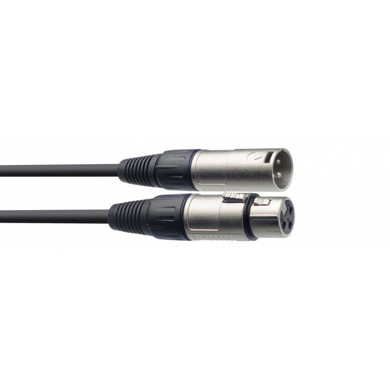 Stagg SMC15 - Câble de microphone XLR/XLR (m/f), 15 m