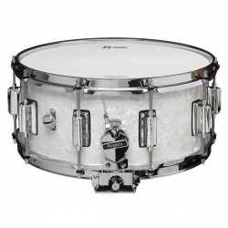 Rogers - dyna sonic - 14" x 6.5" - 37-wmp - white marine pearl - beavertail - caisse claire