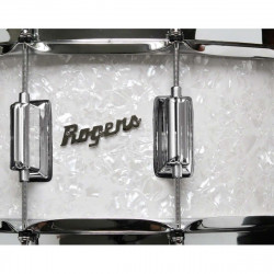 Rogers - dyna sonic - 14" x 6.5" - 37-wmp - white marine pearl - beavertail - caisse claire