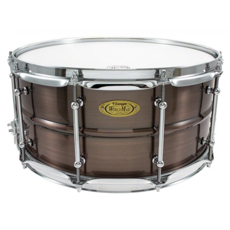 WORLDMAX - BKR-6514SH - Black dawg - 14" X 6.5" - Fût laiton - Brushed Red Copper - Caisse claire
