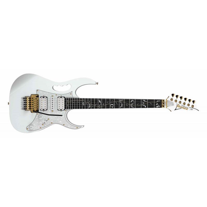 Ibanez JEM7VP-WH - Steve Vai Signature Premium - White - Guitare électrique (+ Housse)