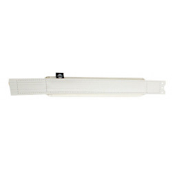 Musico 5367WH - Courroie + vis accordéon main gauche - Cuir blanc