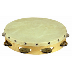 Musico 2720 - Tambourin en bois avec peau - 20cm