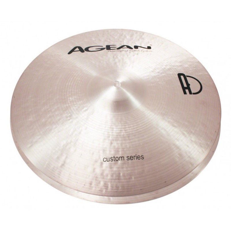 Agean cymbals - hi hat rock 14" custom - cymbale