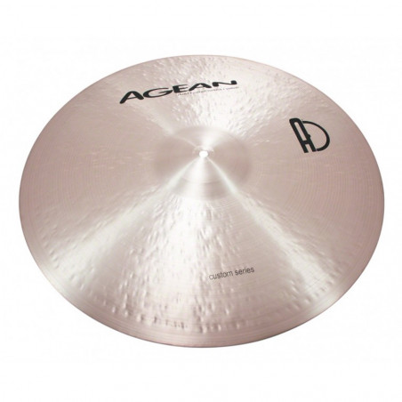Agean cymbals - ride light 22" custom - cymbale
