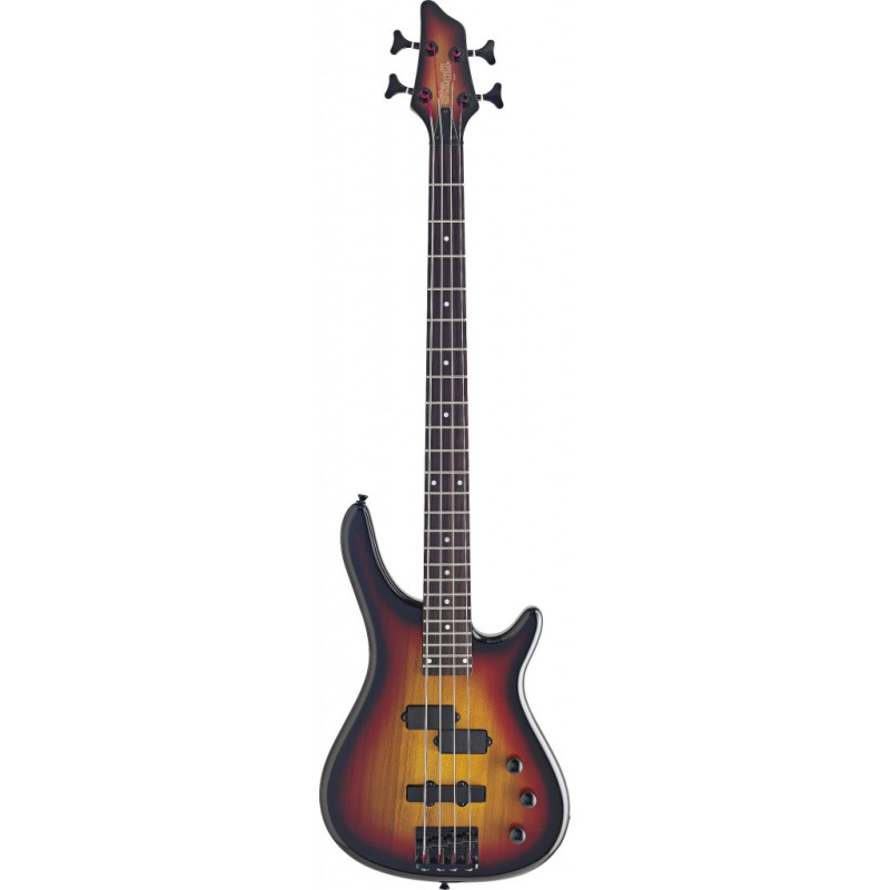 Stagg BC300-SB - Guitare basse électrique "Fusion", 4 cordes