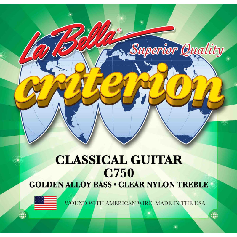 Labella C750 - Jeu de cordes guitare classique Criterion