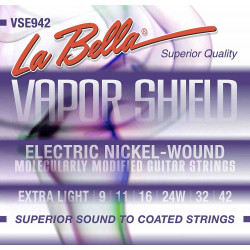 Labella Vapor Shield - Jeu de cordes guitare électrique - Extra Light 9-42