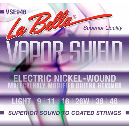 Labella Vapor Shield - Jeu de cordes guitare électrique - Light 9-46