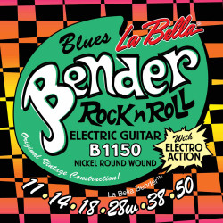 Labella B1150 - Jeu de cordes guitare électrique Blues Bender - 11-50