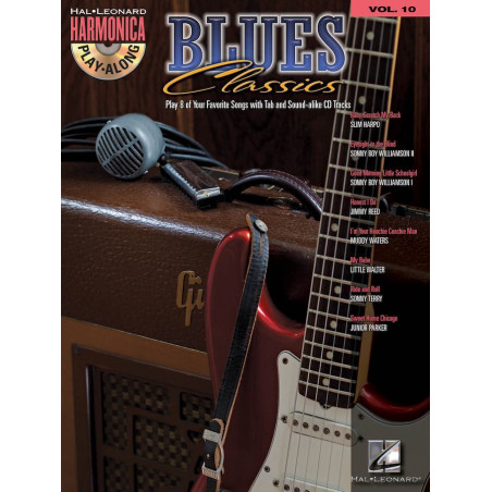 Harmonica Play-Along Volume 10: Blues Classics (+ audio)