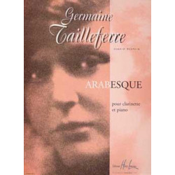 Arabesque -  Germaine Tailleferre - Clarinette et piano
