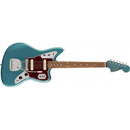 Fender Vintera '60s Jaguar, touche Pau Ferro Fingerboard - Ocean Turquoise (+ housse)