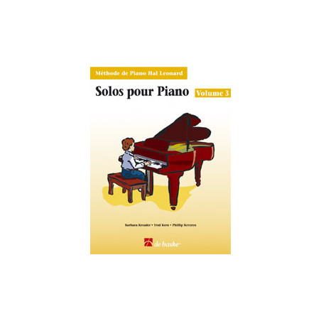 Solos pour Piano, volume 3 (+ audio)