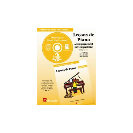 CD Leçons de Piano - volume 3