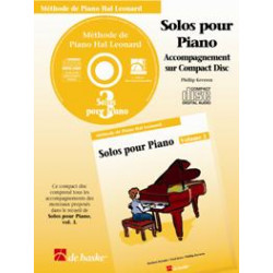 CD Solos pour Piano - volume 3