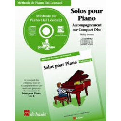 CD Solos pour Piano - volume 4