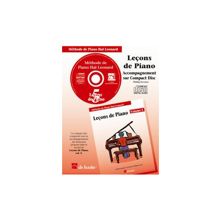 CD Leçons de Piano - volume 5