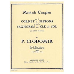Méthode Complète de Cornet, Vol.1 - Pierre-François Clodomir
