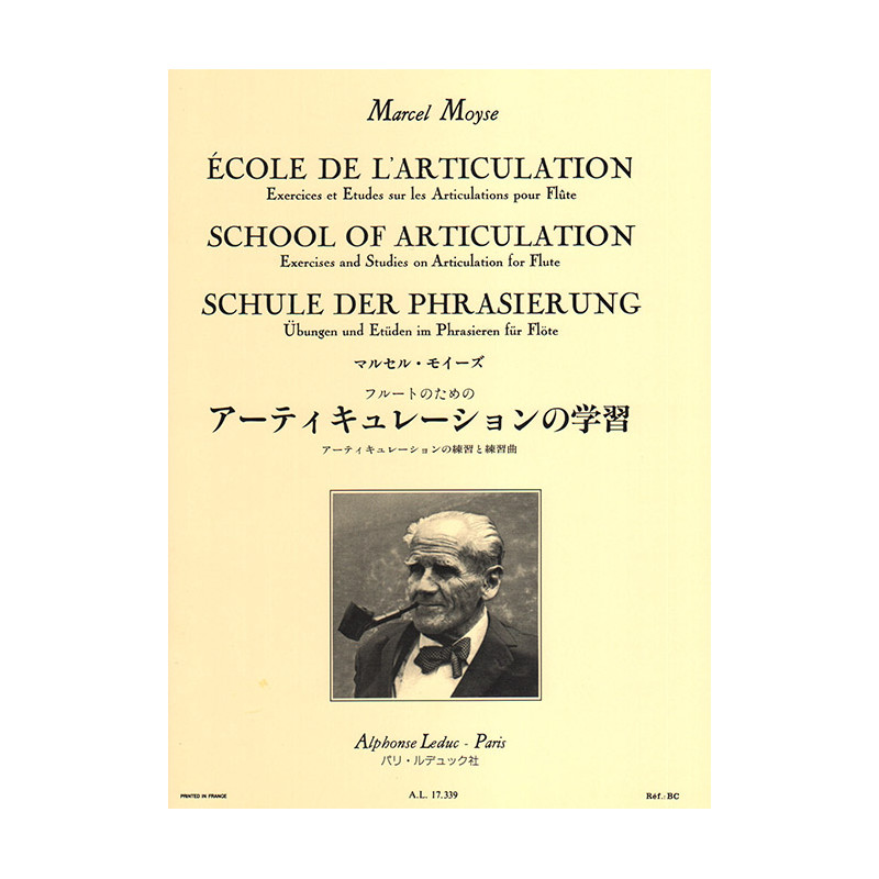 Ecole de l'articulation pour flûte - Marcel Moyse