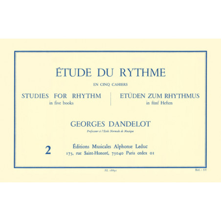 Etude Du Rythme Vol.2 - Georges Dandelot