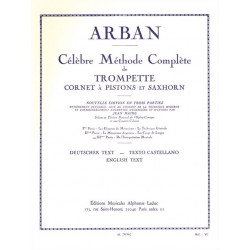 Célèbre Méthode Complète de Trompette - Volume 3 - Arban