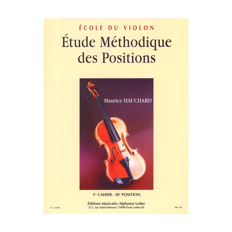 Etude Methodique Des Positions Vol 1 - Maurice Hauchard - Violon
