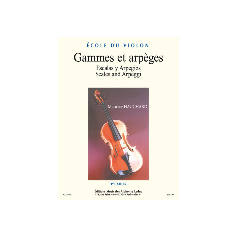 Gammes Et Arpeges, Vol.1 - Maurice Hauchard - Violon