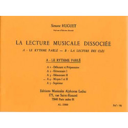 Lecture Musicale Dissociee A - Simone Huguet