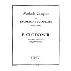 Méthode Complète de Trombone, Vol.1 - Pierre-François Clodomir