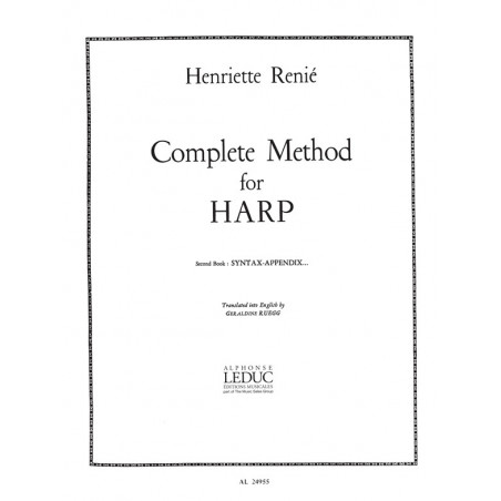 Methode de Harpe v. 2 Harp English - Henriette Renie