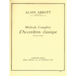 Methode d'accordéon Classique Volume 2 - Evaristo Felice dall' Abaco