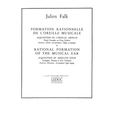 Formation Rationnelle De l'Oreille Musicale Vol. 4 - Falk