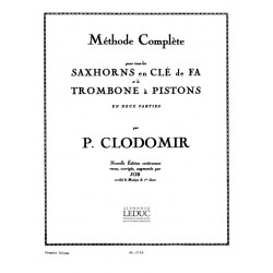 Méthode complete pour le Saxhorn en F  - Pierre-François Clodomir