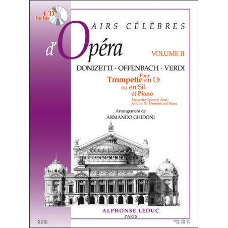 Airs Celebres D'Opera 2 - Trompette et Piano (+ audio)