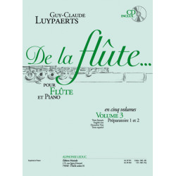 De la Flûte... Vol. 3 - Guy-Claude Luypaerts (+ audio)