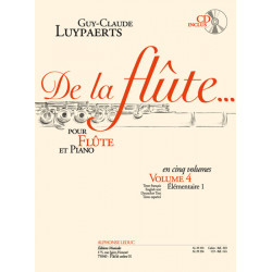 De la Flûte... Vol.4 - Guy-Claude Luypaerts (+ audio)